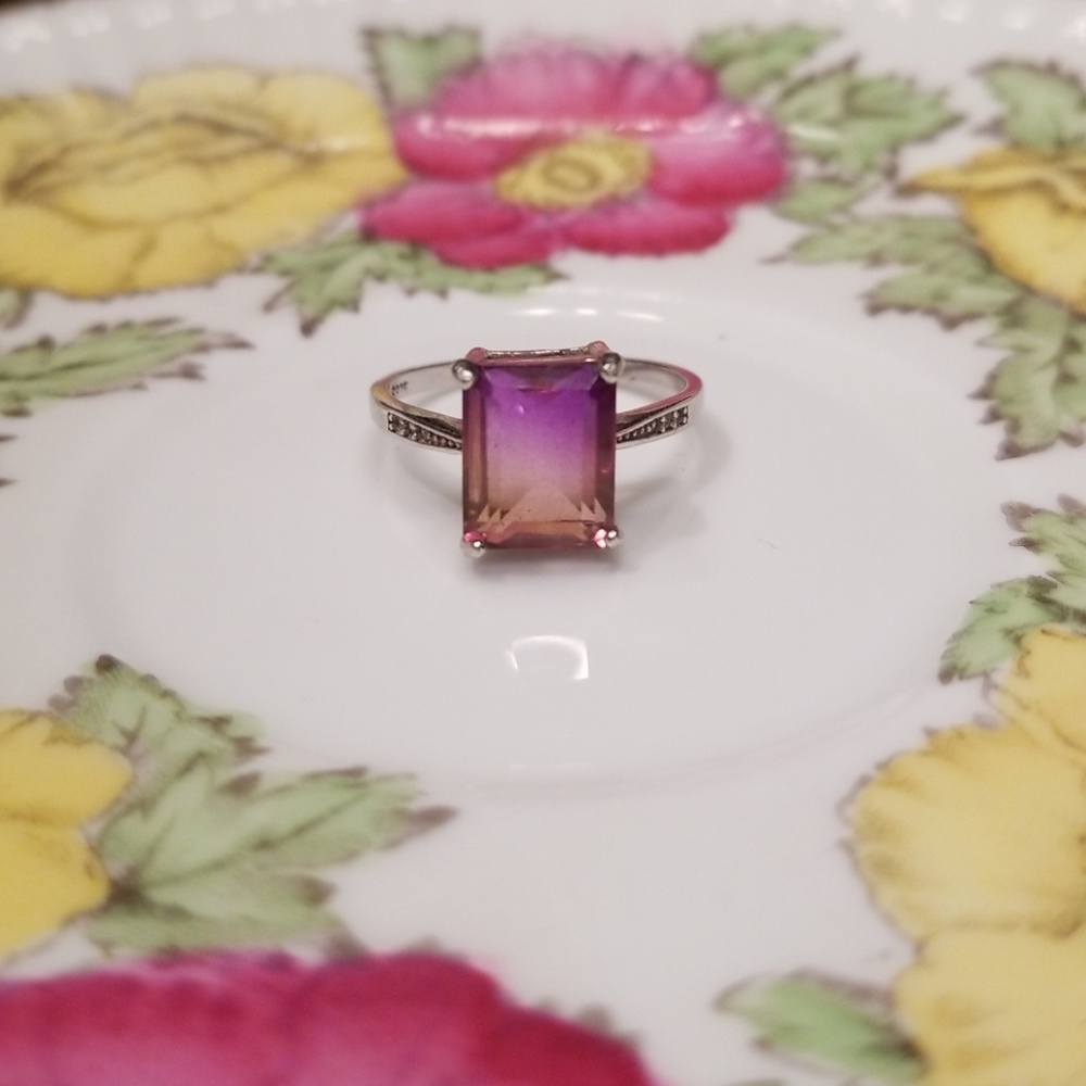 Ametrine ring